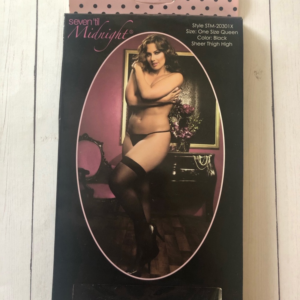 Seven ‘til Midnight Sheer Thigh High